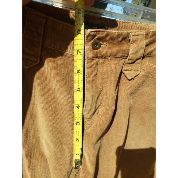 Eddie Bauer Pants Womens 2 Tan Vashion Fit Skimmer 100% Cotton Mid Rise Courdery - Picture 4 of 12